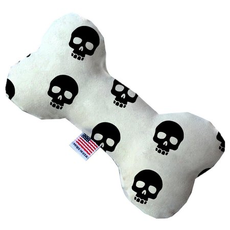 MIRAGE PET PRODUCTS Skulls Canvas Bone Dog Toy 6 in. 1124-CTYBN6